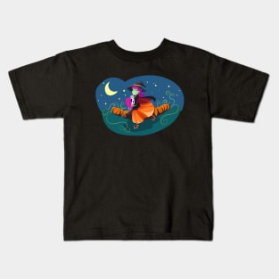 Halloween Happy Witch [HT] Kids T-Shirt